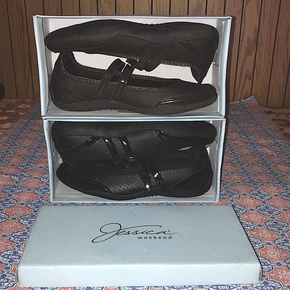 Two pairs of Jessica weekend casual flats - Picture 1 of 13